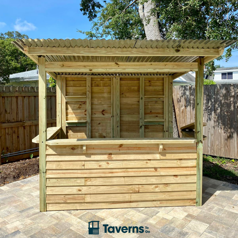 Taverns-To-Go 8 x 5 ft The Castlebar Backyard Patio Bar (MEDIUM)