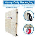 Aleko 16x7 ft Steel Dual Swing Driveway Gate with Pedestrian Door - Serenity Provision