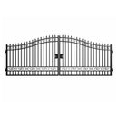 18x8 ft Steel Dual Swing Driveway Gate