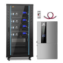 Hybrid Solar Kit 11.4KW 48V Split Phase 20.48KWH Lithium Battery 16 X 440 Watt Solar Panel SGH-11N2E