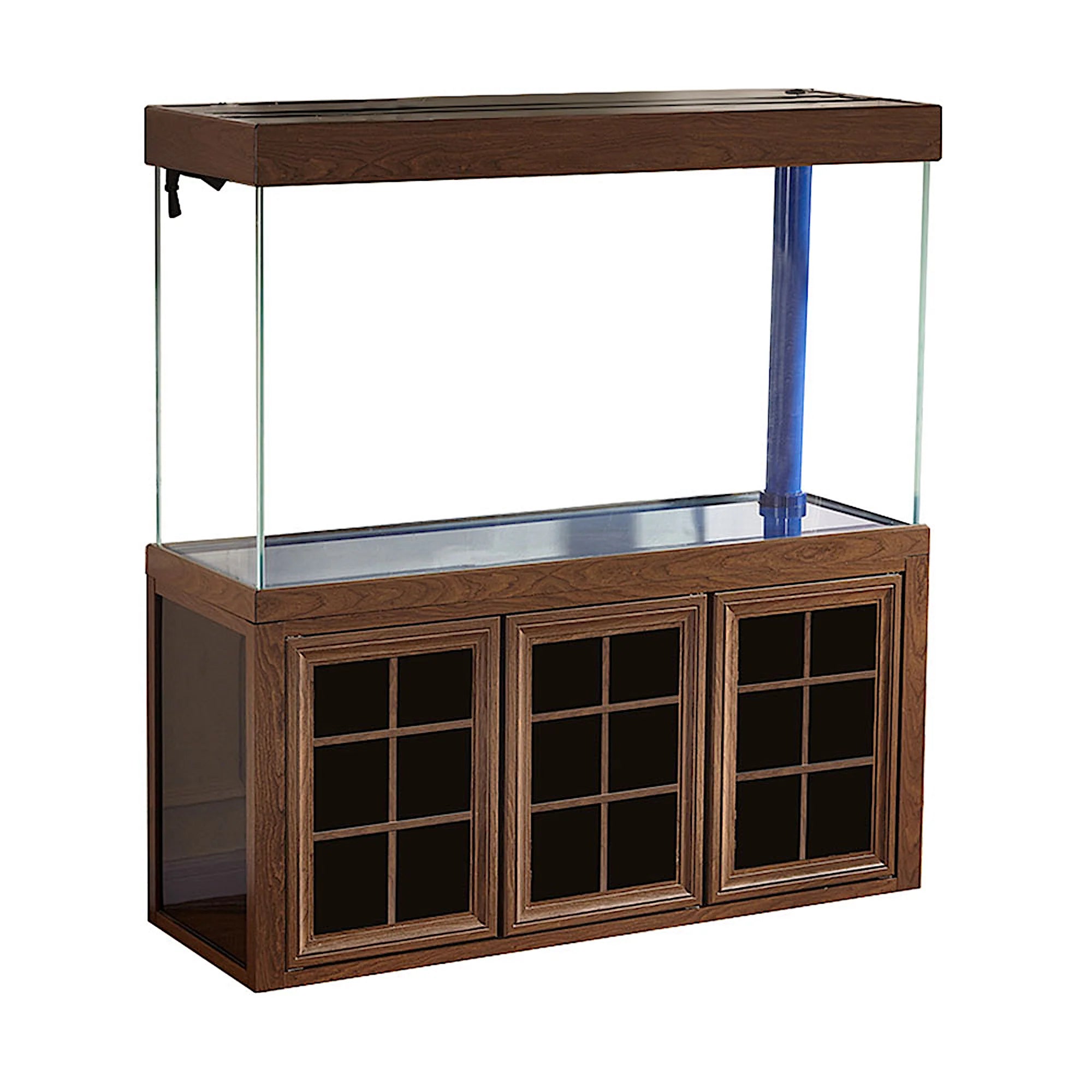 Aqua Dream 135 Gallon Tempered Glass Aquarium Darkwood AD-1260-BW - Serenity Provision