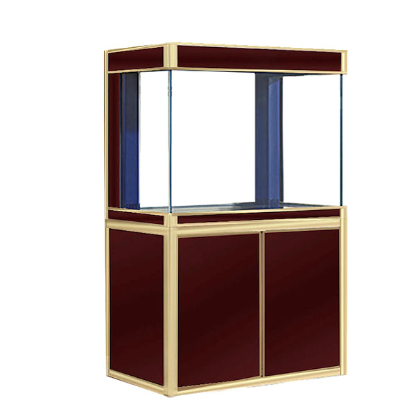 Aqua Dream 100 Gallon Tempered Glass Aquarium Red and Gold AD-1060-RD - Serenity Provision