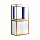 Aqua Dream 100 Gallon Tempered Glass Aquarium White and Gold AD-1060-WT - Serenity Provision