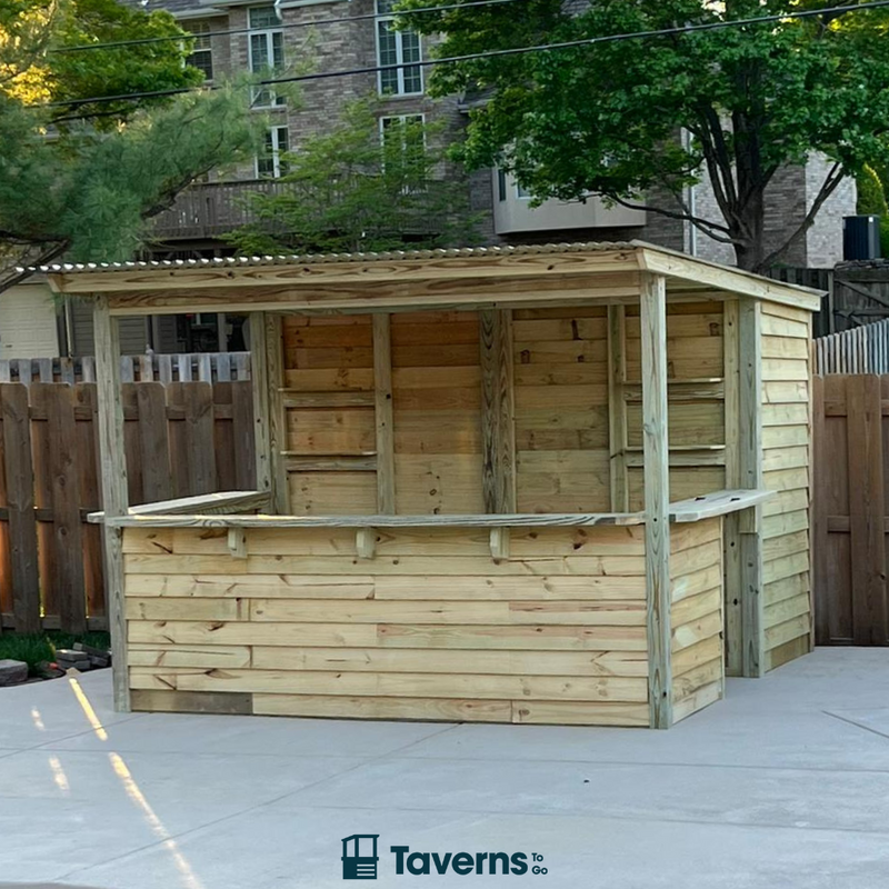Taverns-To-Go 10 x 10 ft The Storehouse Backyard Patio Bar