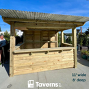 Taverns-To-Go 11 x 8 ft The 7-Up Deluxe (X-LARGE) Backyard Patio Bar
