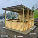 Taverns-To-Go 10 x 10 ft The Century Backyard Patio Bar