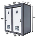 Bastone 2 Private Toilet Stalls Portable Restroom - PM000121 - Serenity Provision