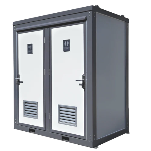 Bastone 2 Private Toilet Stalls Portable Restroom - PM000121 - Serenity Provision
