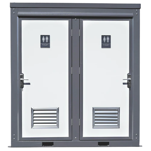 Bastone 2 Private Toilet Stalls Portable Restroom - PM000121 - Serenity Provision