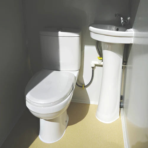 Bastone 2 Private Toilet Stalls Portable Restroom - PM000121 - Serenity Provision