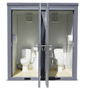 Bastone 2 Private Toilet Stalls Portable Restroom - PM000121 - Serenity Provision