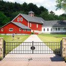 20 ft Steel Farm Driveway Gate