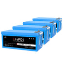 4 X 12V 200Ah LiFePo4 Deep Cycle Lithium Battery Bluetooth / Self-Heating / IP65