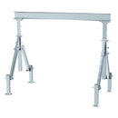 Vestil Aluminum Adjustable Height Gantry Crane With Adjustable Leveling Option 10 Ft. Wide x 8 Ft. Max Usable Height 4,000 Lb. Capacity Silver - AHA-4-10-8-ALO