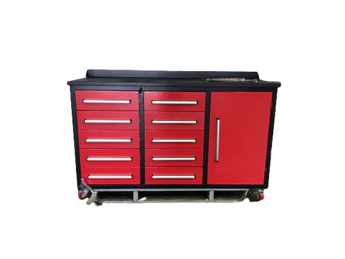 Chery Industrial 5.5' Storage Cabinet with Workbench - WW000195