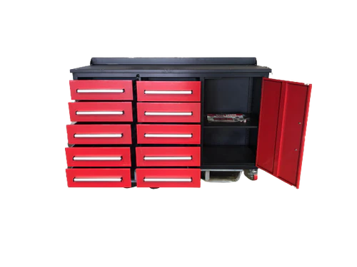 Chery Industrial 5.5' Storage Cabinet with Workbench - WW000195