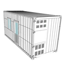 Chery Industrial 20ft Modified Container House - SUICH6058LS - Serenity Provision