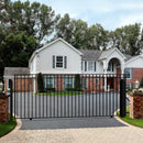 30x6 ft Steel Sliding Driveway Gate - MADRID Style