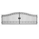 20x8 ft Steel Dual Swing Driveway Gate