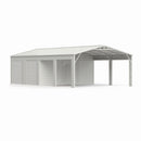 23'x46' Large Metal Garage Shed for Vehicles, Equipment & Workshop Use - Serenity Provision