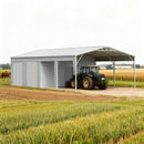 23'x46' Large Metal Garage Shed for Vehicles, Equipment & Workshop Use - Serenity Provision
