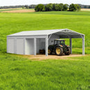 23'x46' Large Metal Garage Shed for Vehicles, Equipment & Workshop Use - Serenity Provision