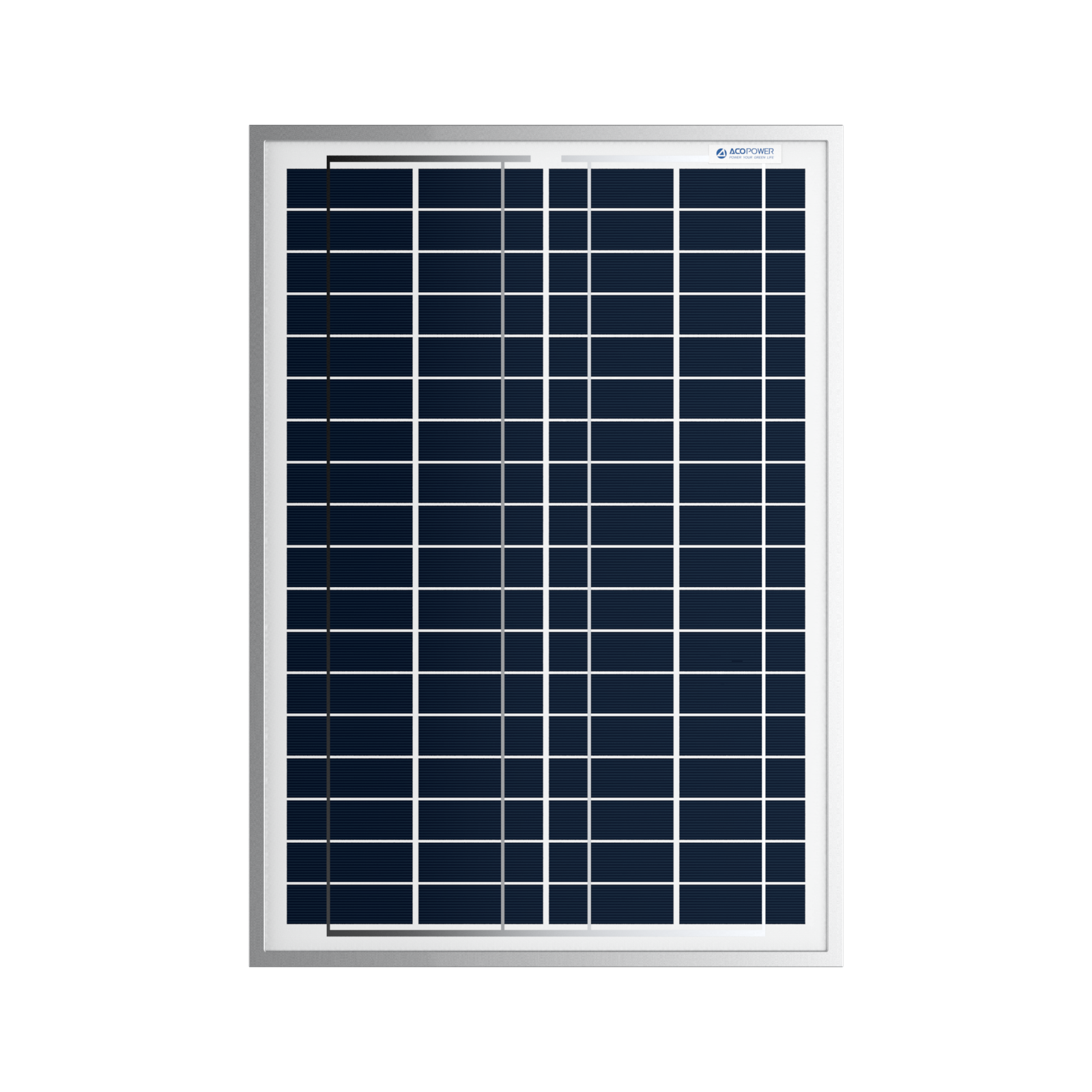 ACOPower 25 Watts Polycrystalline Solar Panel, for 12 Volt Battery Charger