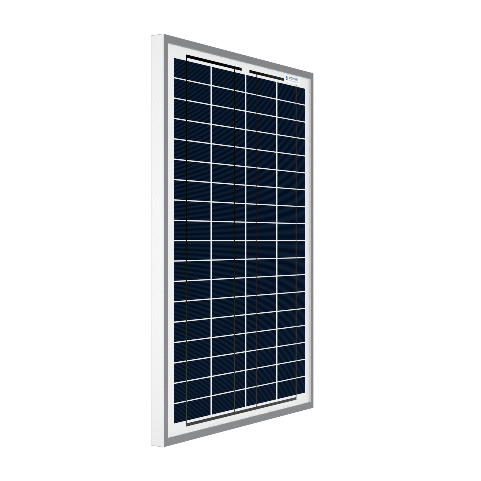 ACOPower 25 Watts Polycrystalline Solar Panel, for 12 Volt Battery Charger