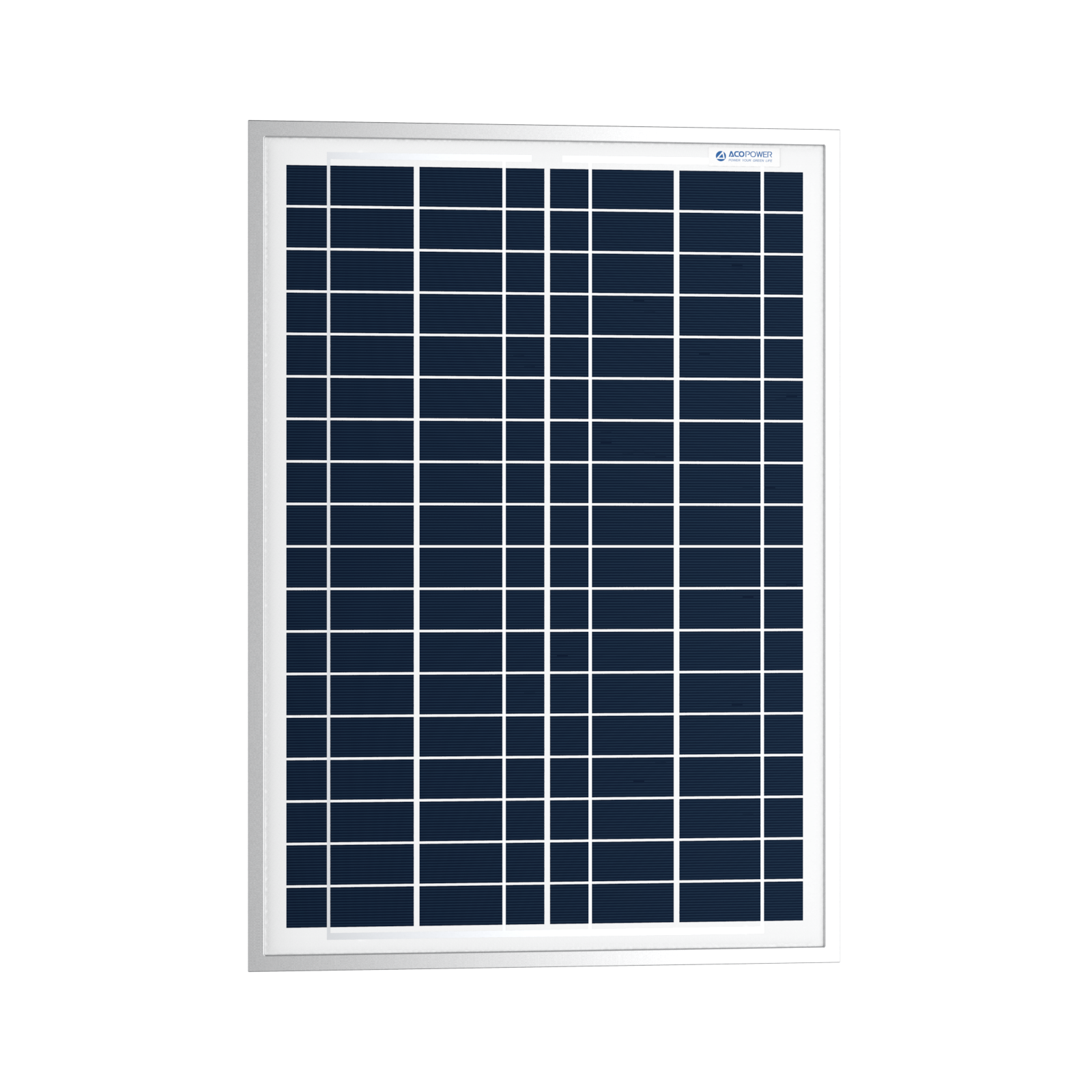 ACOPower 25 Watts Polycrystalline Solar Panel, for 12 Volt Battery Charger