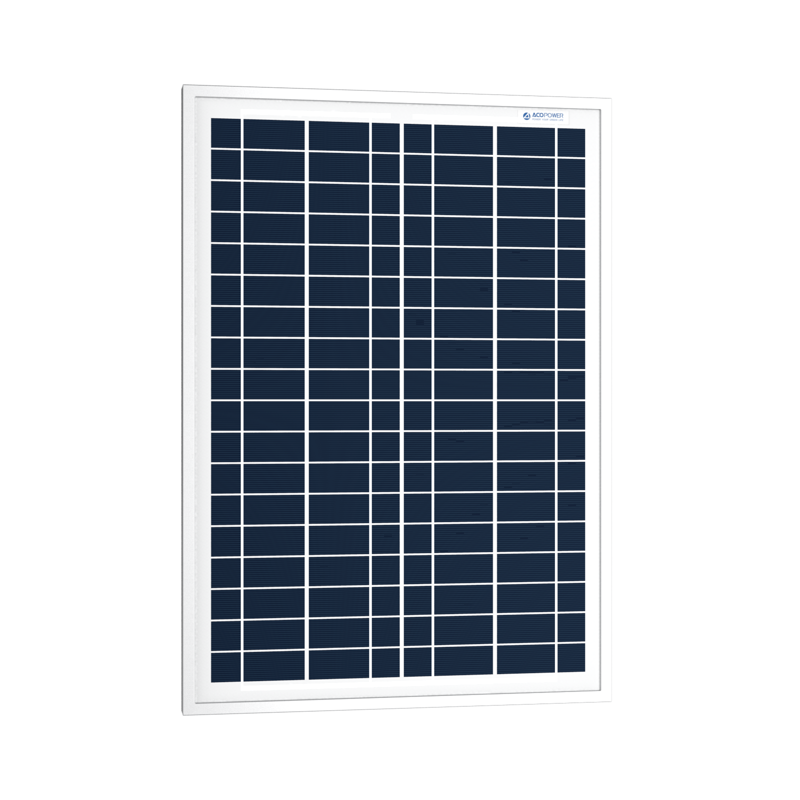 ACOPower 25 Watts Polycrystalline Solar Panel, for 12 Volt Battery Charger