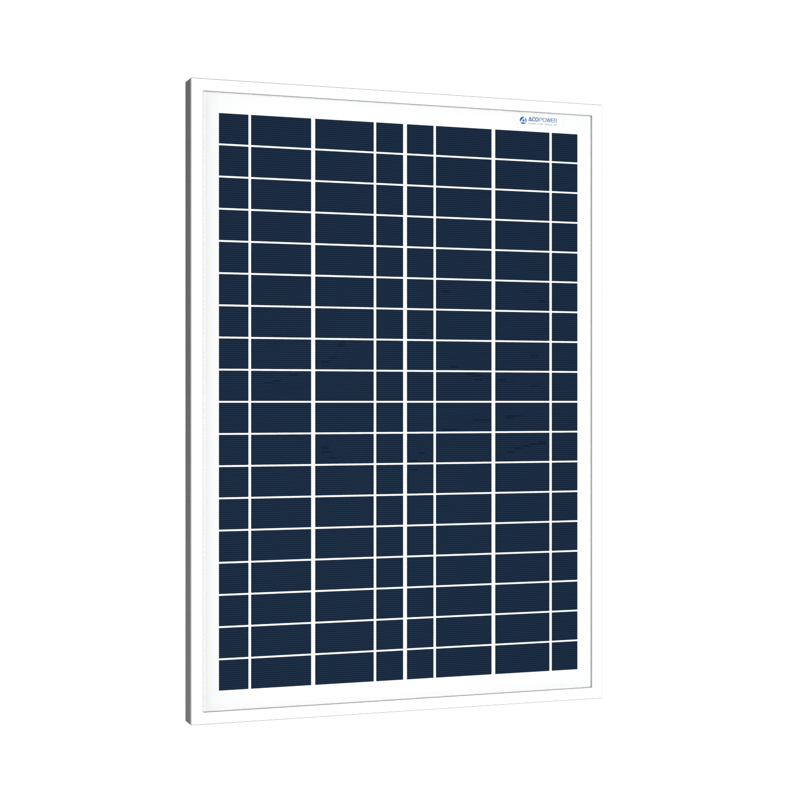 ACOPower 25 Watts Polycrystalline Solar Panel, for 12 Volt Battery Charger