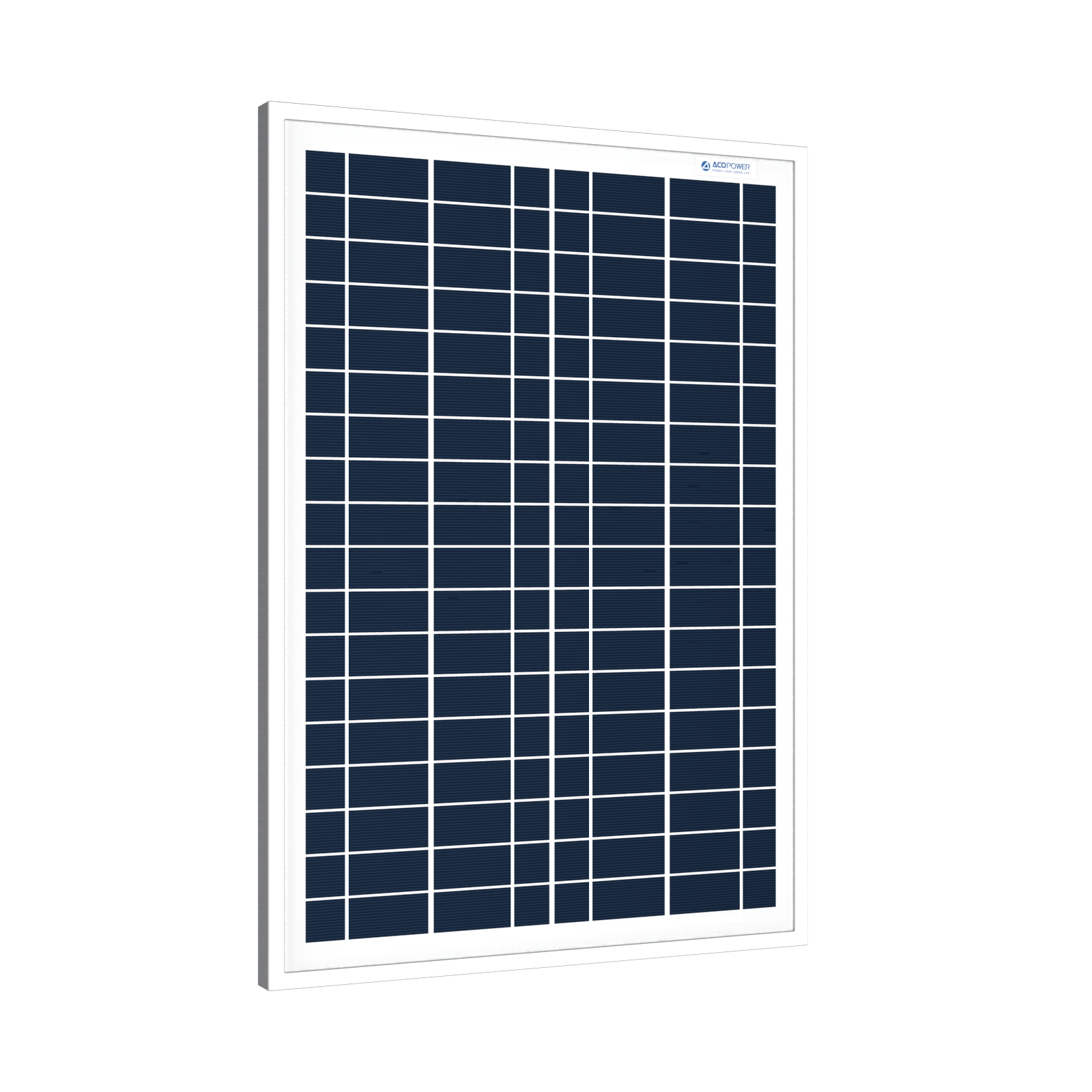 ACOPower 25 Watts Polycrystalline Solar Panel, for 12 Volt Battery Charger