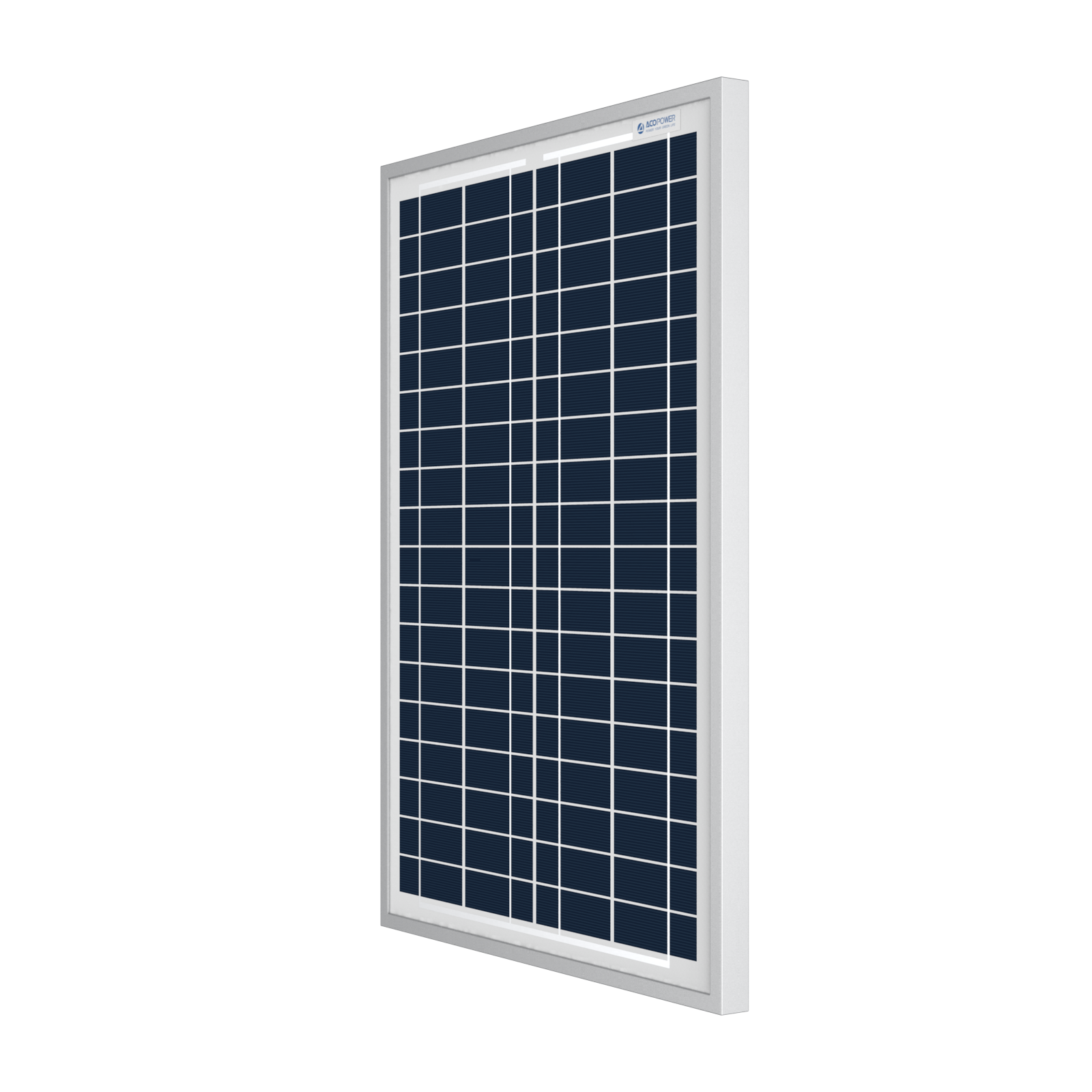 ACOPower 25 Watts Polycrystalline Solar Panel, for 12 Volt Battery Charger