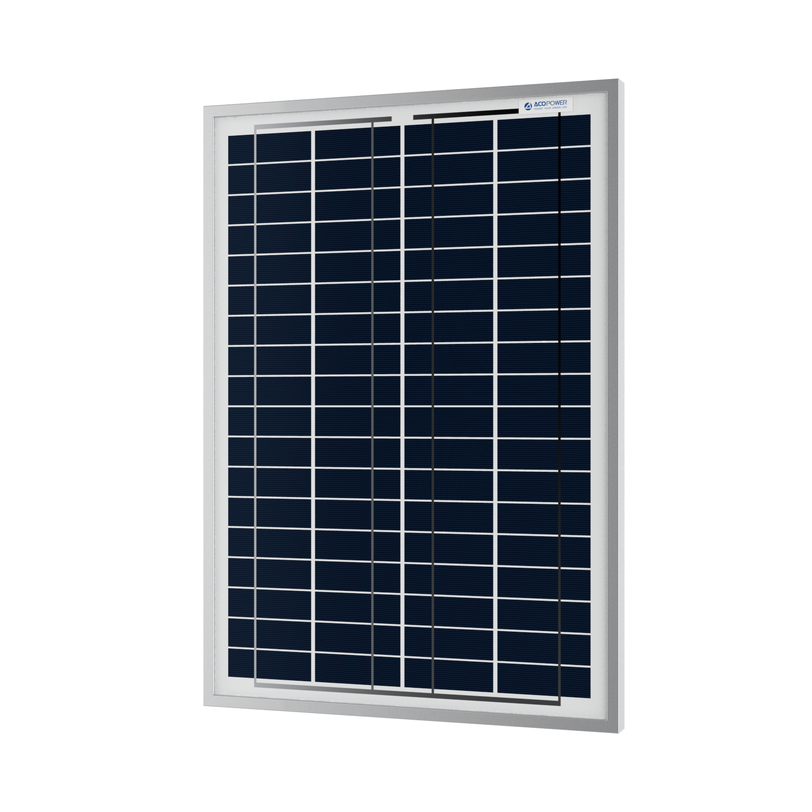 ACOPower 25 Watts Polycrystalline Solar Panel, for 12 Volt Battery Charger