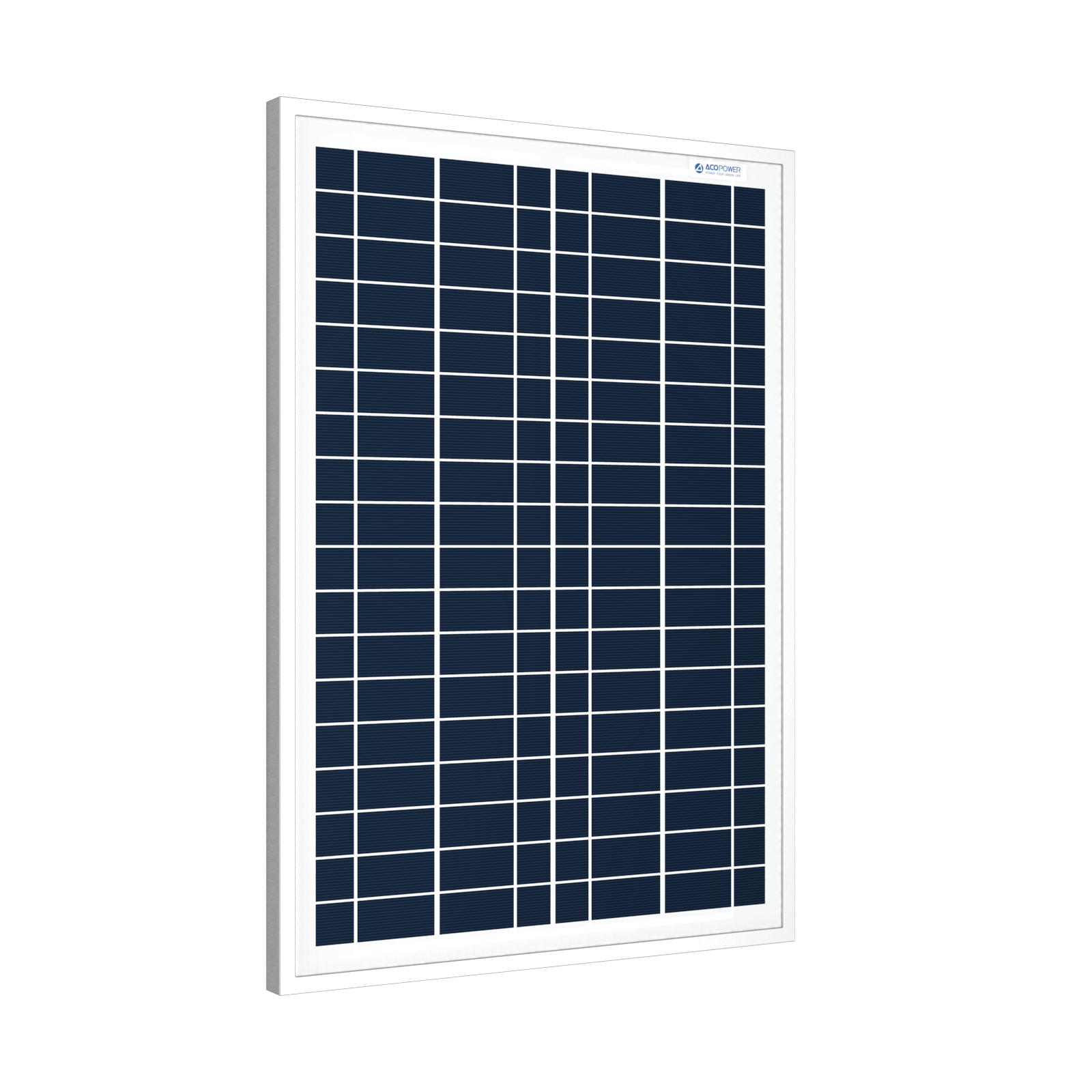 ACOPower 25 Watts Polycrystalline Solar Panel, for 12 Volt Battery Charger