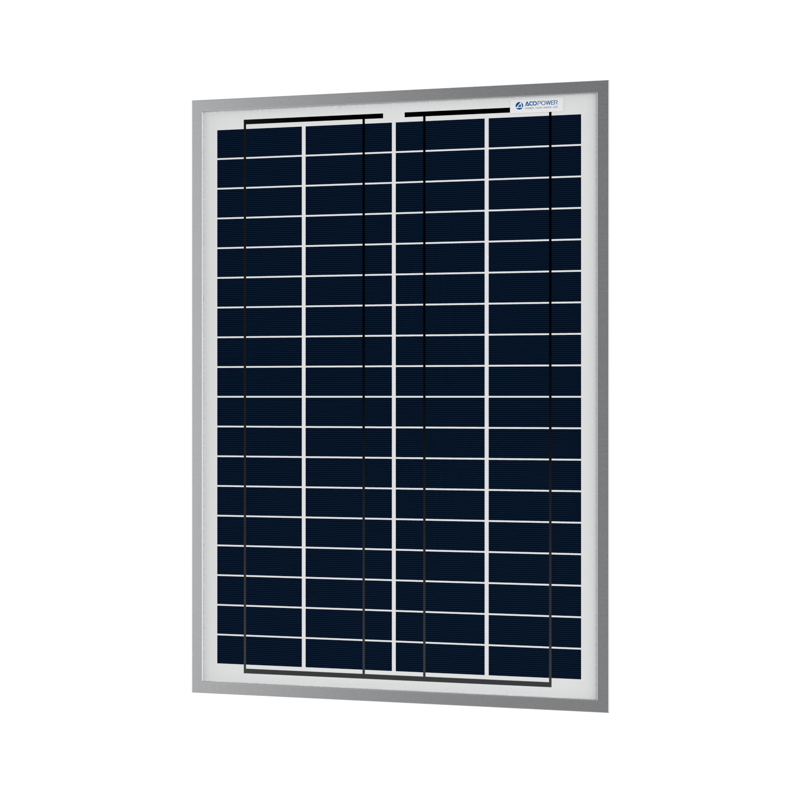 ACOPower 25 Watts Polycrystalline Solar Panel, for 12 Volt Battery Charger