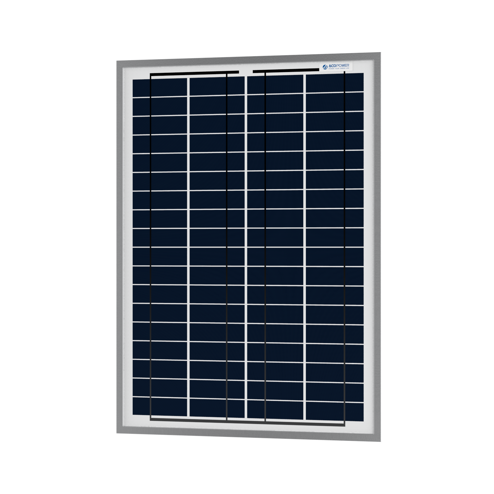 ACOPower 25 Watts Polycrystalline Solar Panel, for 12 Volt Battery Charger