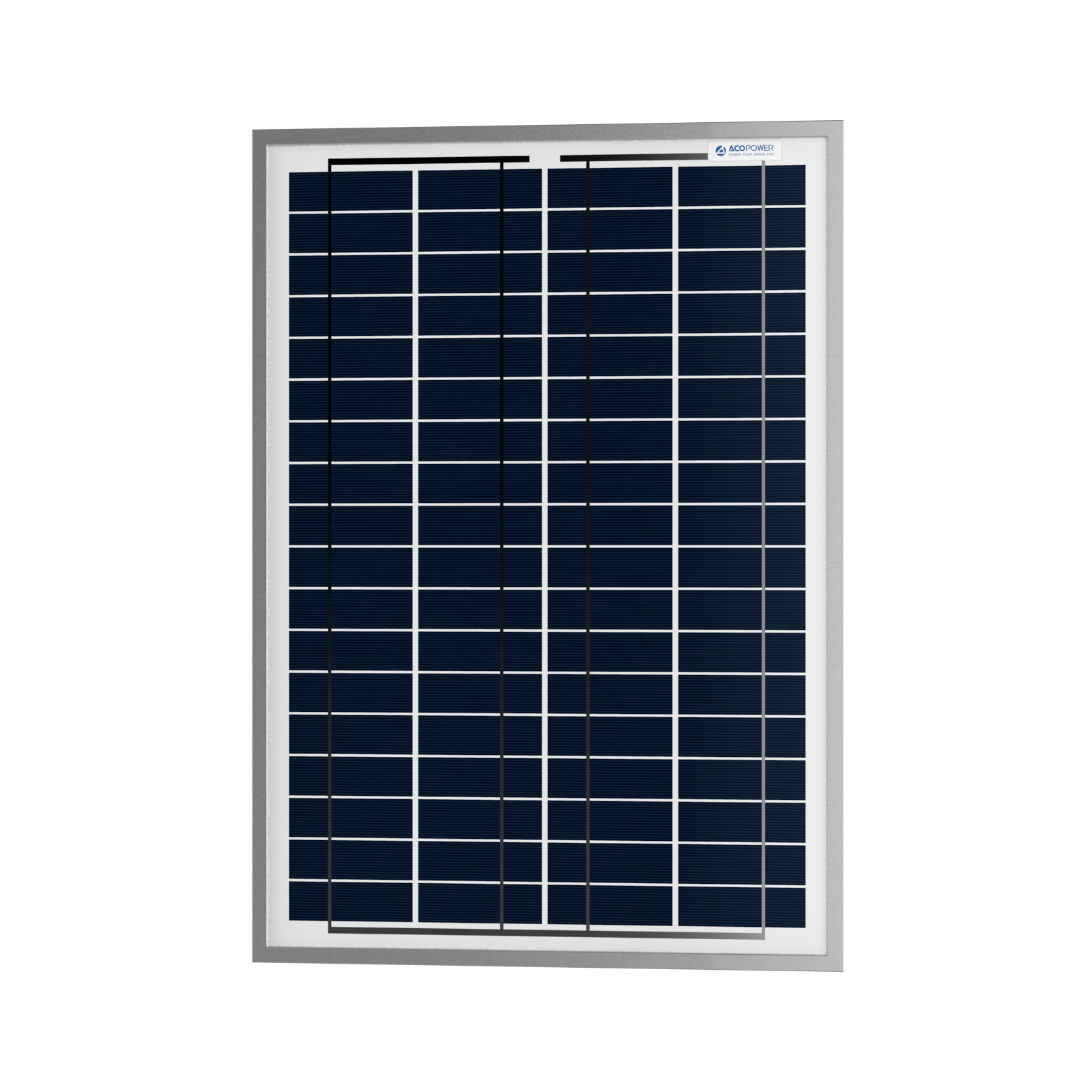 ACOPower 25 Watts Polycrystalline Solar Panel, for 12 Volt Battery Charger