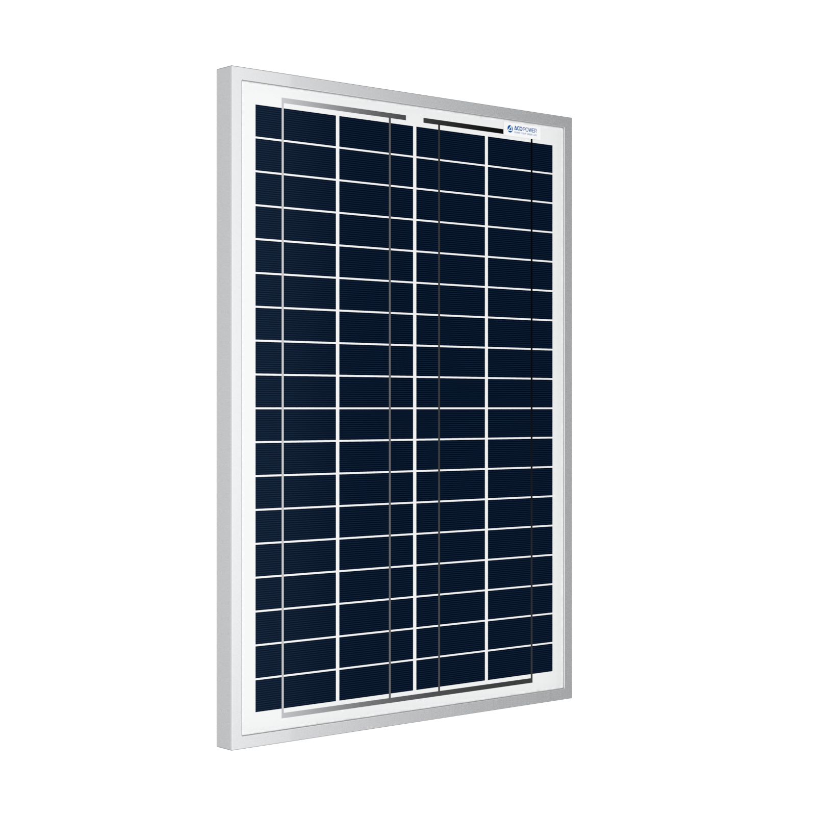 ACOPower 25 Watts Polycrystalline Solar Panel, for 12 Volt Battery Charger