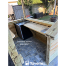 Upgrade interior countertop to 20" wide in lieu of 10"