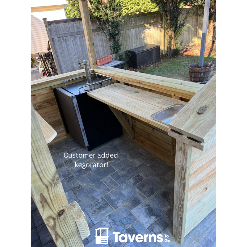 Upgrade interior countertop to 20" wide in lieu of 10"