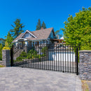 30x6 ft Steel Sliding Driveway Gate - MADRID Style