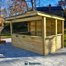 Taverns-To-Go 11 x 8 ft The 7-Up Deluxe (X-LARGE) Backyard Patio Bar