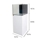 Aqua Dream 50 Gallon Coral Reef Aquarium Ultra Clear Glass Tank & Built in Sump All White REEF-500-WT - Serenity Provision