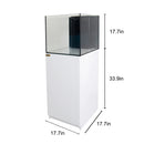 Aqua Dream 37 Gallon Coral Reef Aquarium Ultra Clear Glass Tank & Built in Sump All White REEF-450-WT - Serenity Provision