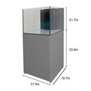 Aqua Dream 90 Gallon Coral Reef Aquarium Ultra Clear Glass Tank & Built in Sump Silver REEF-800-SILVER - Serenity Provision