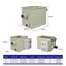 Koi Pond Drum Filtration System 3 Tons 800 GPH - T3 - Serenity Provision