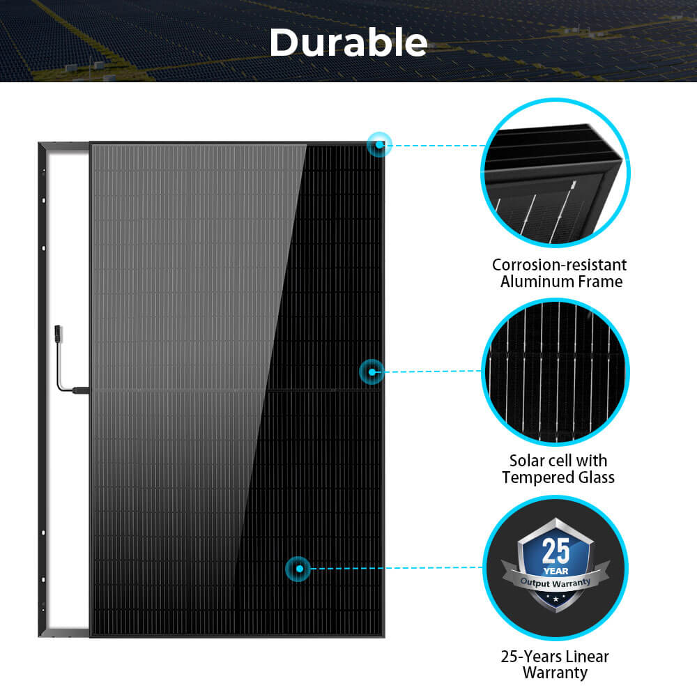 Sungold Power 440W MONO BLACK PERC SOLAR PANEL FULL PALLET (32 PANELS) SG440WM