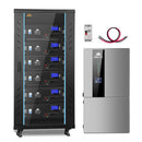 Hybrid Solar Kit 11.4KW 48V Split Phase 30.72KWH Lithium Battery 28 X 440 Watt Solar Panel SGH-11N3E