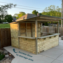 Taverns-To-Go 10 x 10 ft The Storehouse Backyard Patio Bar